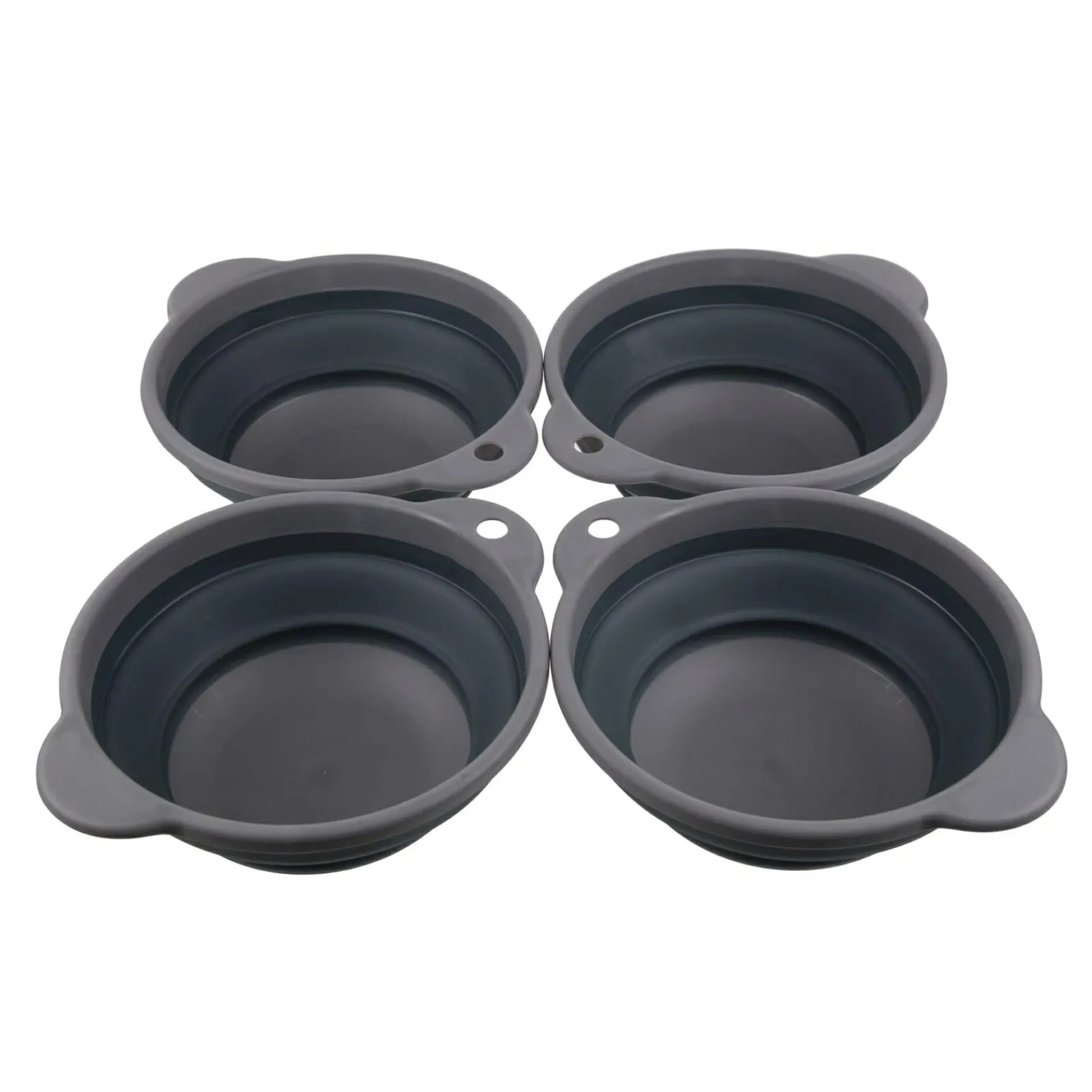 Regatta 4 bols pliables en plastique solide et pliable |< Couverts De Camping