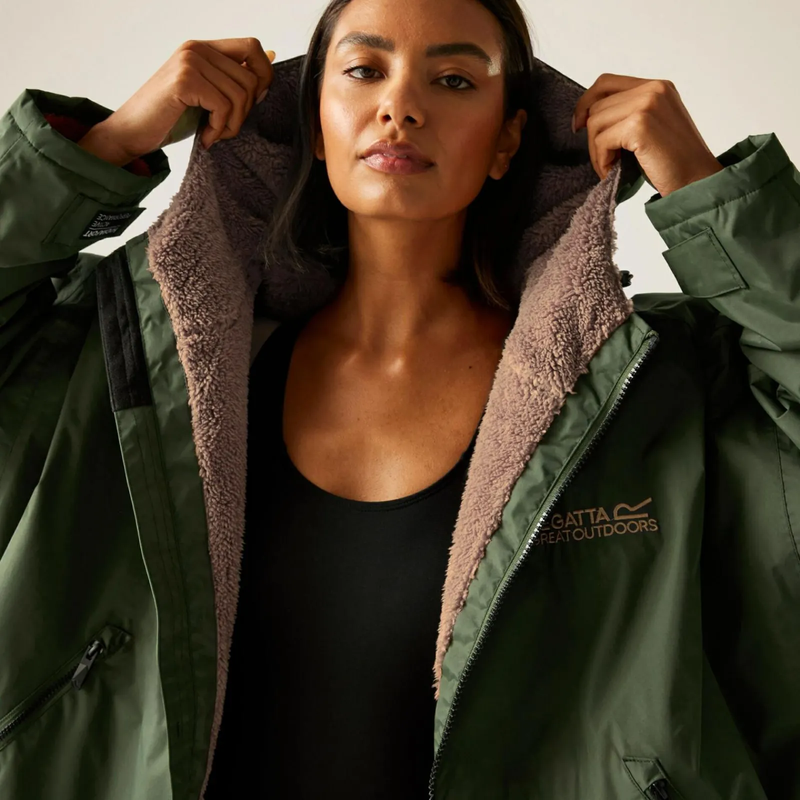 Regatta Adulte Robe à langer |<Femme Poncho|Poncho