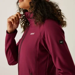 Regatta Arec III Femme Veste de marche à capuche coupe-vent softshell |<Femme Vestes Softshell