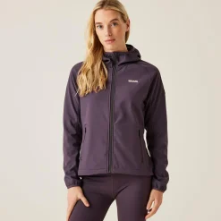 Regatta Arec III Femme Veste de marche à capuche coupe-vent softshell |<Femme Vestes Softshell