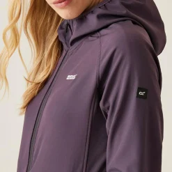 Regatta Arec III Femme Veste de marche à capuche coupe-vent softshell |<Femme Vestes Softshell