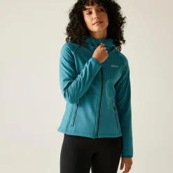 Regatta Arec III Femme Veste de marche à capuche coupe-vent softshell |<Femme Vestes Softshell