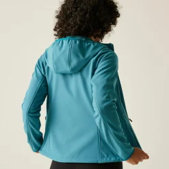 Regatta Arec III Femme Veste de marche à capuche coupe-vent softshell |<Femme Vestes Softshell