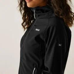 Regatta Arec III Femme Veste de marche à capuche coupe-vent softshell |<Femme Vestes Softshell