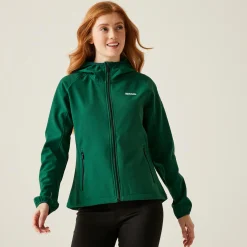 Regatta Arec III Femme Veste de marche à capuche coupe-vent softshell |<Femme Vestes Softshell
