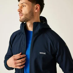 Regatta Arec III Homme Veste de marche à capuche coupe-vent softshell |<Homme Vestes Softshell