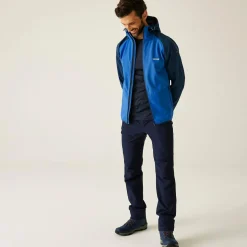 Regatta Arec III Homme Veste de marche à capuche coupe-vent softshell |<Homme Vestes Softshell|Vestes Imperméables