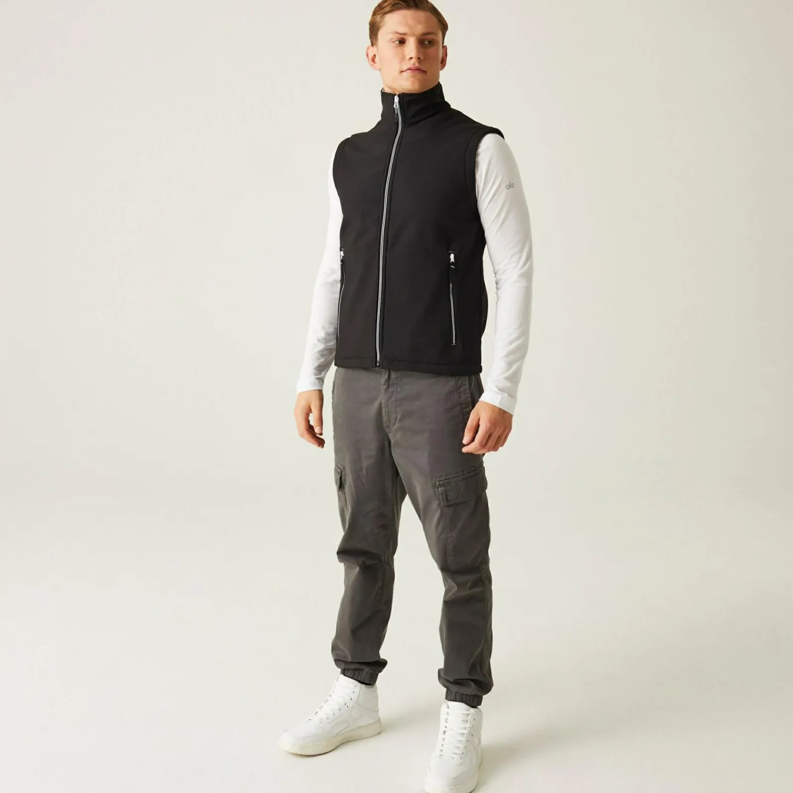 Regatta Ascender Homme Gilet softshell à capuche 2 épaisseurs |< Vestes & Manteaux