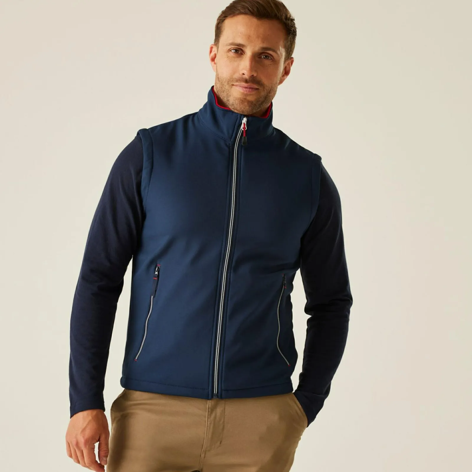 Regatta Ascender Homme Gilet softshell à capuche 2 épaisseurs |<Homme Vestes Sans Manches|Vestes Sans Manches