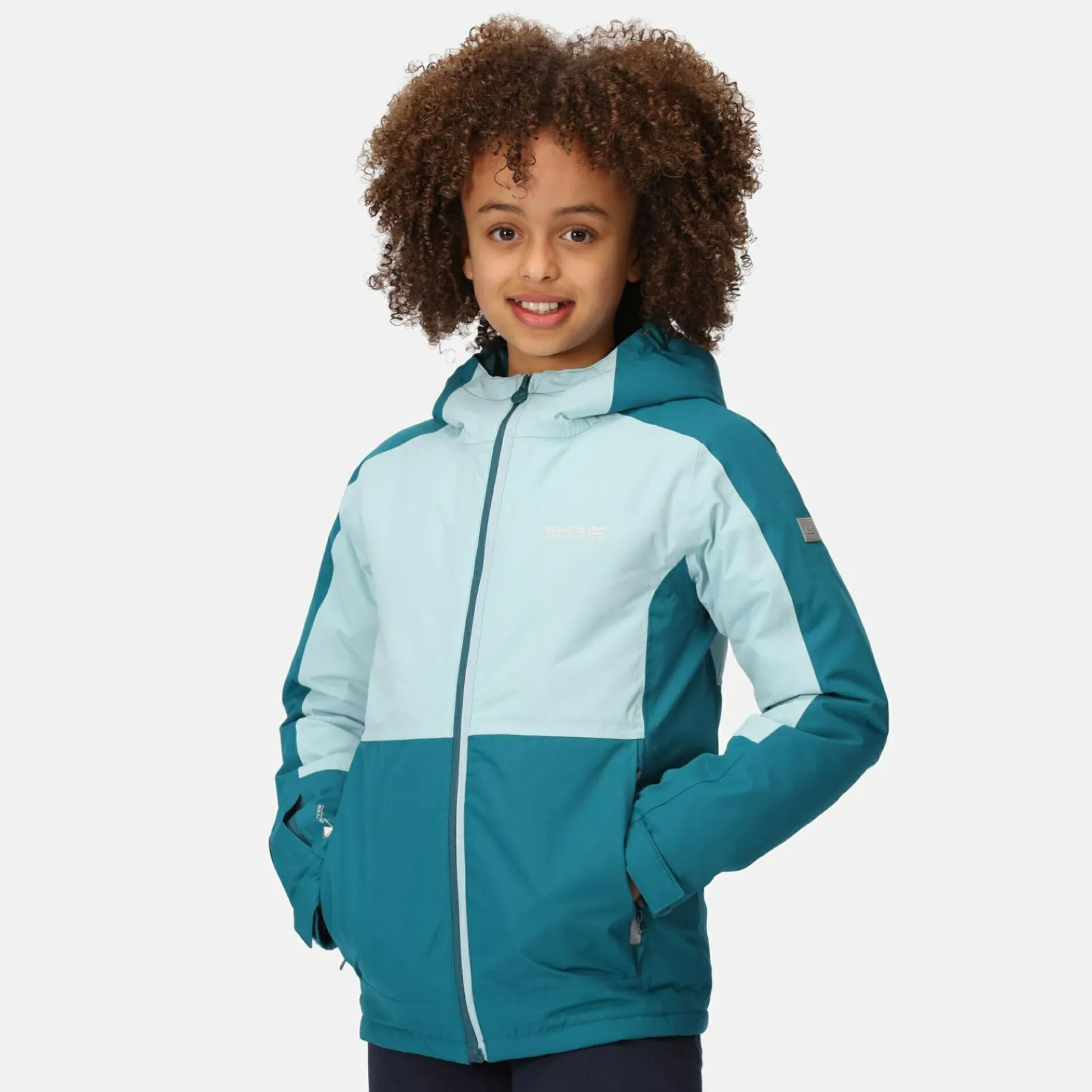Regatta Beamz III Enfant Veste imperméable |<Enfant Vêtements De Fille|Vestes Imperméables