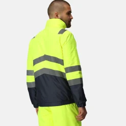 Regatta Blouson Homme imperméable HI-VIS |< Vestes & Manteaux|Vêtements Haute Visibilité