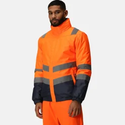 Regatta Blouson Homme imperméable HI-VIS |< Vestes & Manteaux|Vêtements Haute Visibilité
