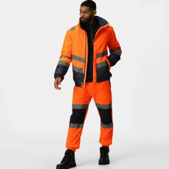Regatta Blouson Homme imperméable HI-VIS |< Vestes & Manteaux|Vêtements Haute Visibilité