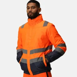 Regatta Blouson Homme imperméable HI-VIS |< Vestes & Manteaux|Vêtements Haute Visibilité