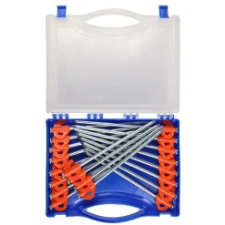 Regatta Boite de 20 crochets en acier taille 8 pouces/20cm |< Accessoires De Tentes
