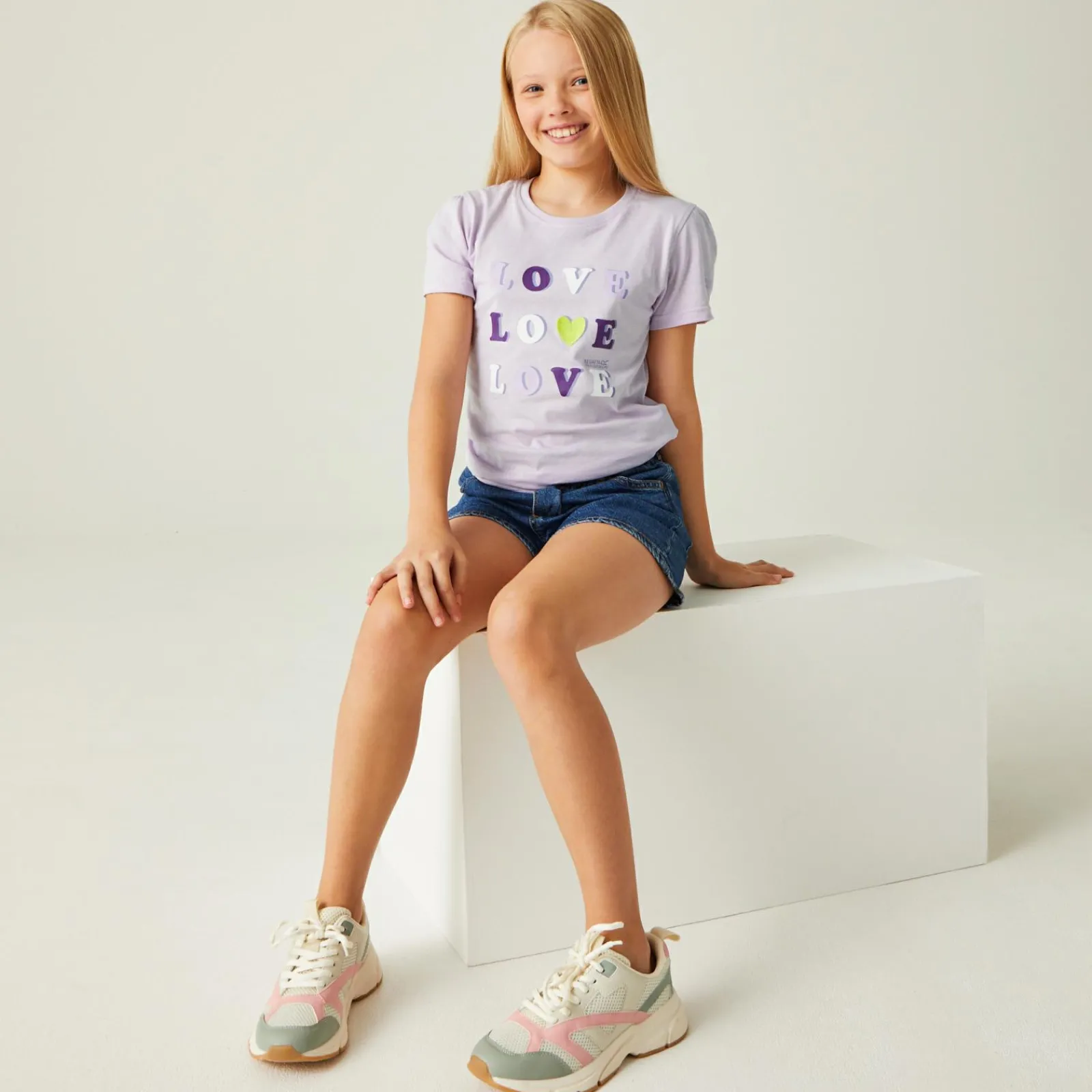 Regatta Bosley VII Enfant T-shirt à imprimé graphique |<Enfant Vêtements De Fille|T-Shirts