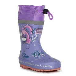 Regatta Bottes de pluie Junior avec design Peppa Pig |<Enfant Petits Aventuriers|Peppa Pig