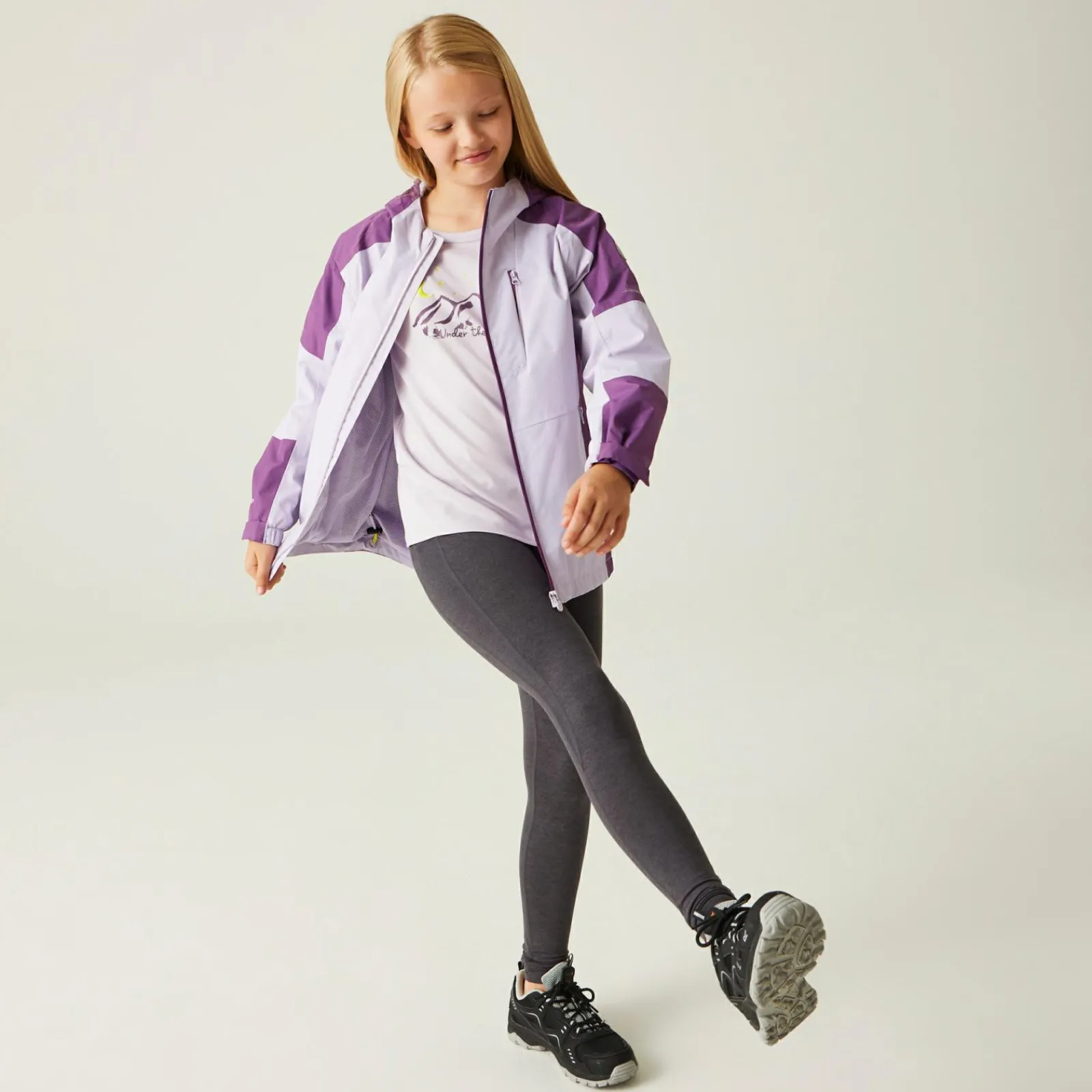 Regatta Calderdale III Enfant Veste imperméable |<Enfant Vestes Imperméables|Vêtements De Fille