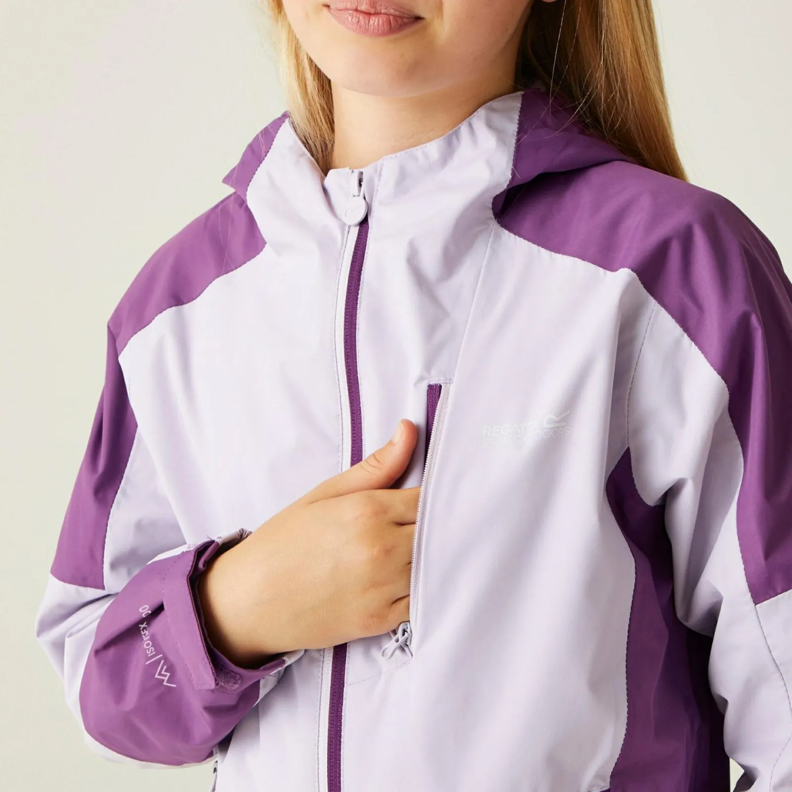 Regatta Calderdale III Enfant Veste imperméable |<Enfant Vestes Imperméables|Vêtements De Fille