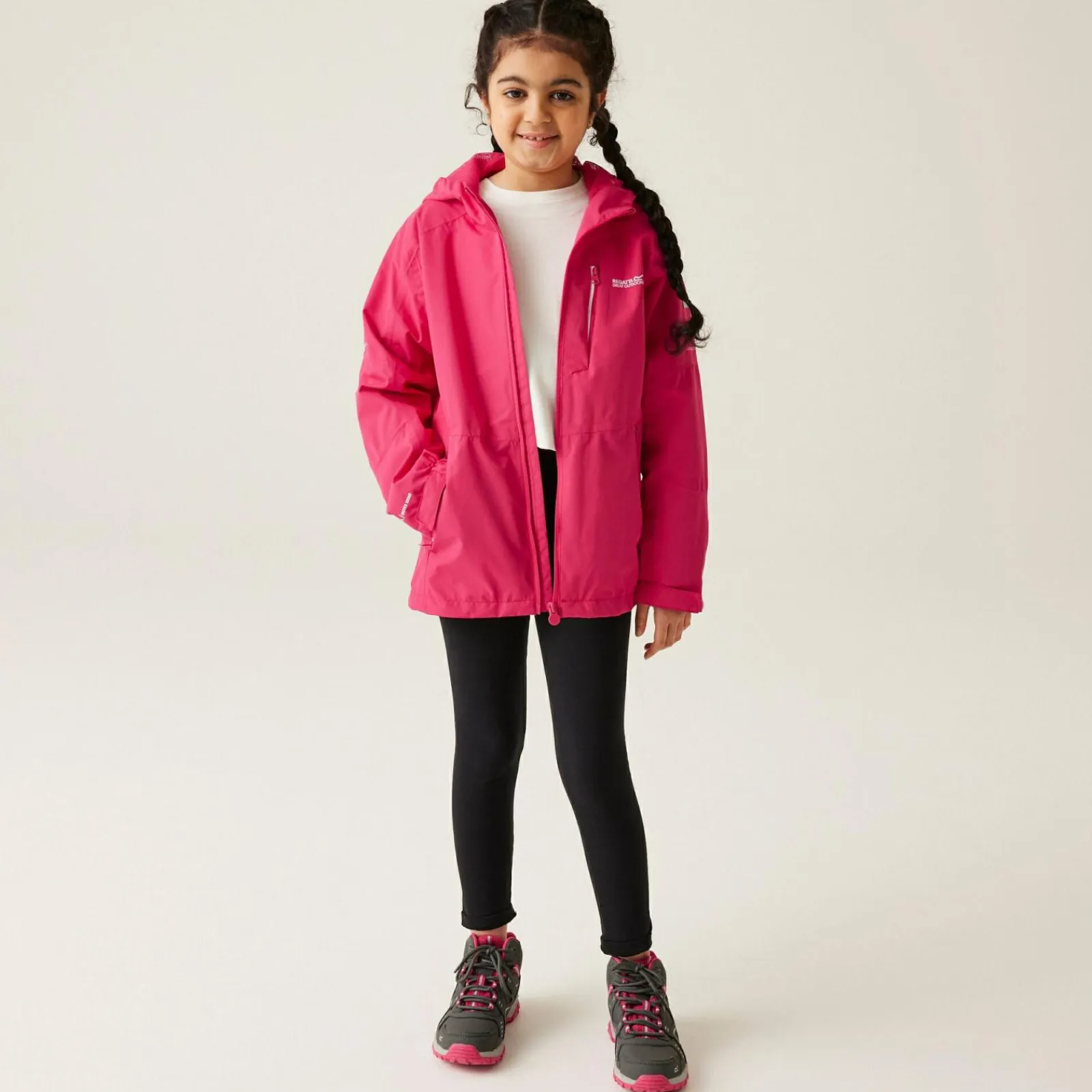 Regatta Calderdale III Enfant Veste imperméable |<Enfant Vêtements De Fille|Vestes Imperméables