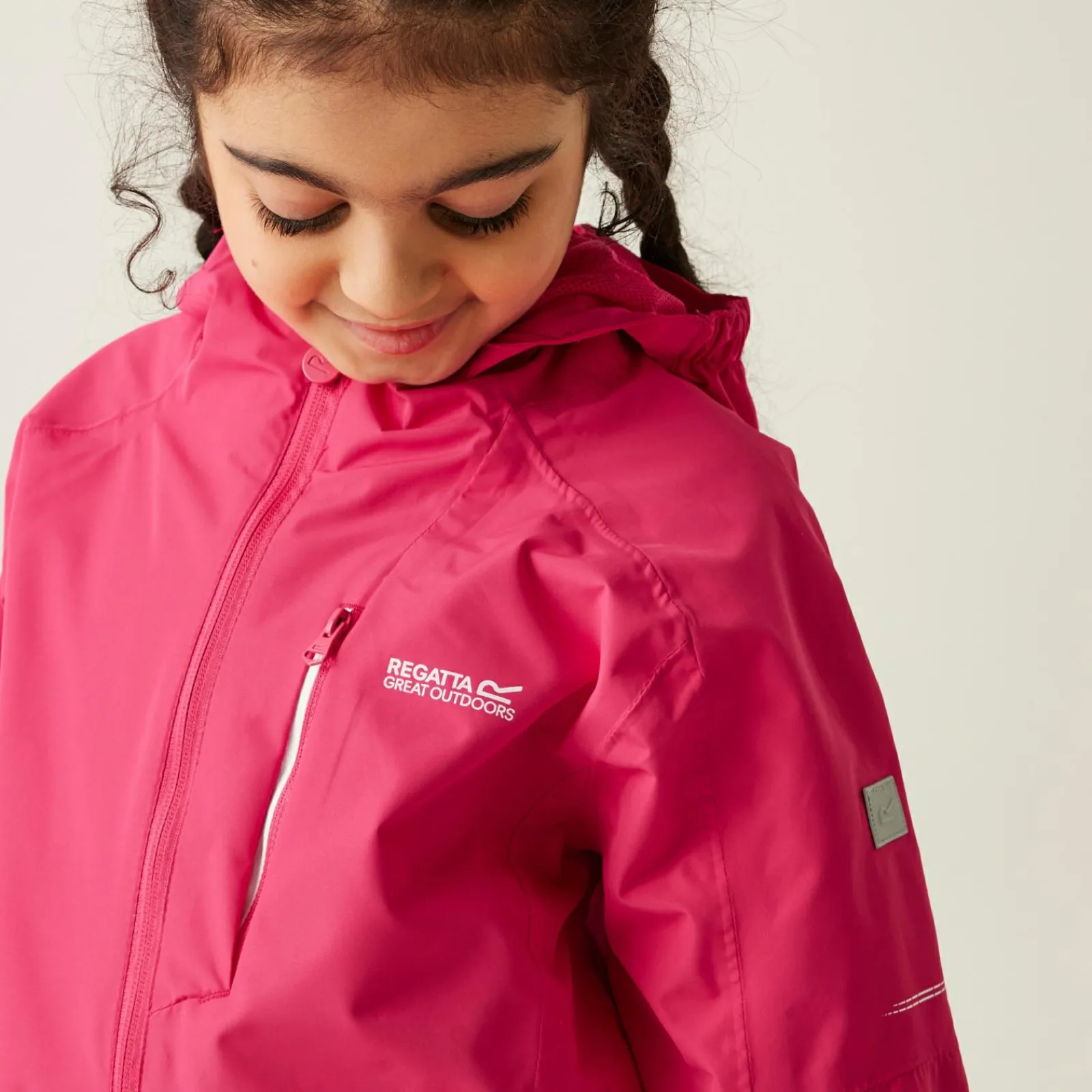 Regatta Calderdale III Enfant Veste imperméable |<Enfant Vêtements De Fille|Vestes Imperméables