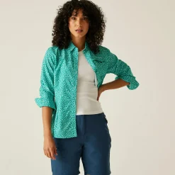 Regatta Chemise à manches longues à poche de rangement Travel pour femme |<Femme Chemises