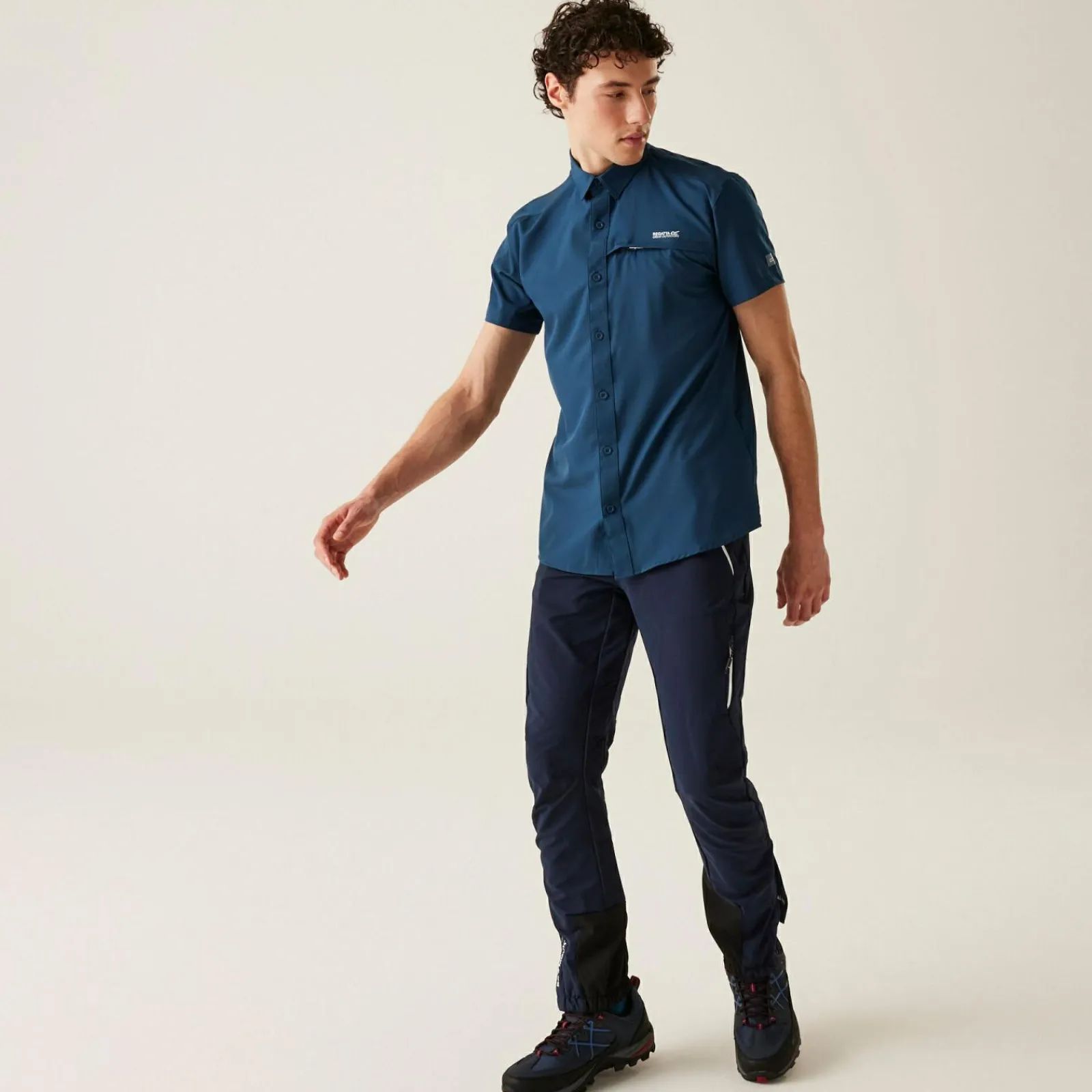 Regatta Chemise manche courte pliable anti-insectes pour homme |<Homme/Femme Chemises