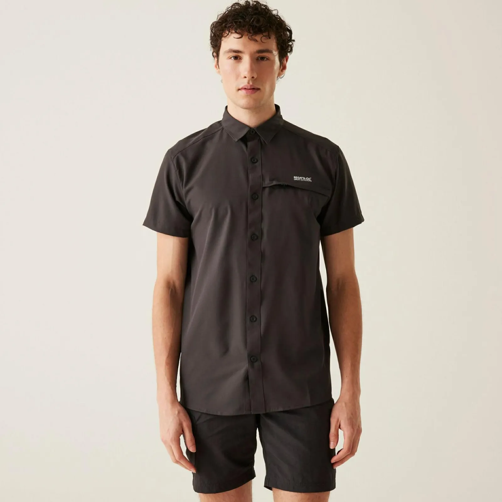 Regatta Chemise manche courte pliable anti-insectes pour homme |<Homme/Femme Chemises