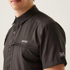 Regatta Chemise manche courte pliable anti-insectes pour homme |<Homme/Femme Chemises