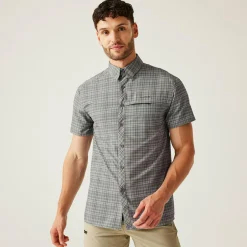 Regatta Chemise manche courte pliable anti-insectes pour homme |<Homme/Femme Chemises