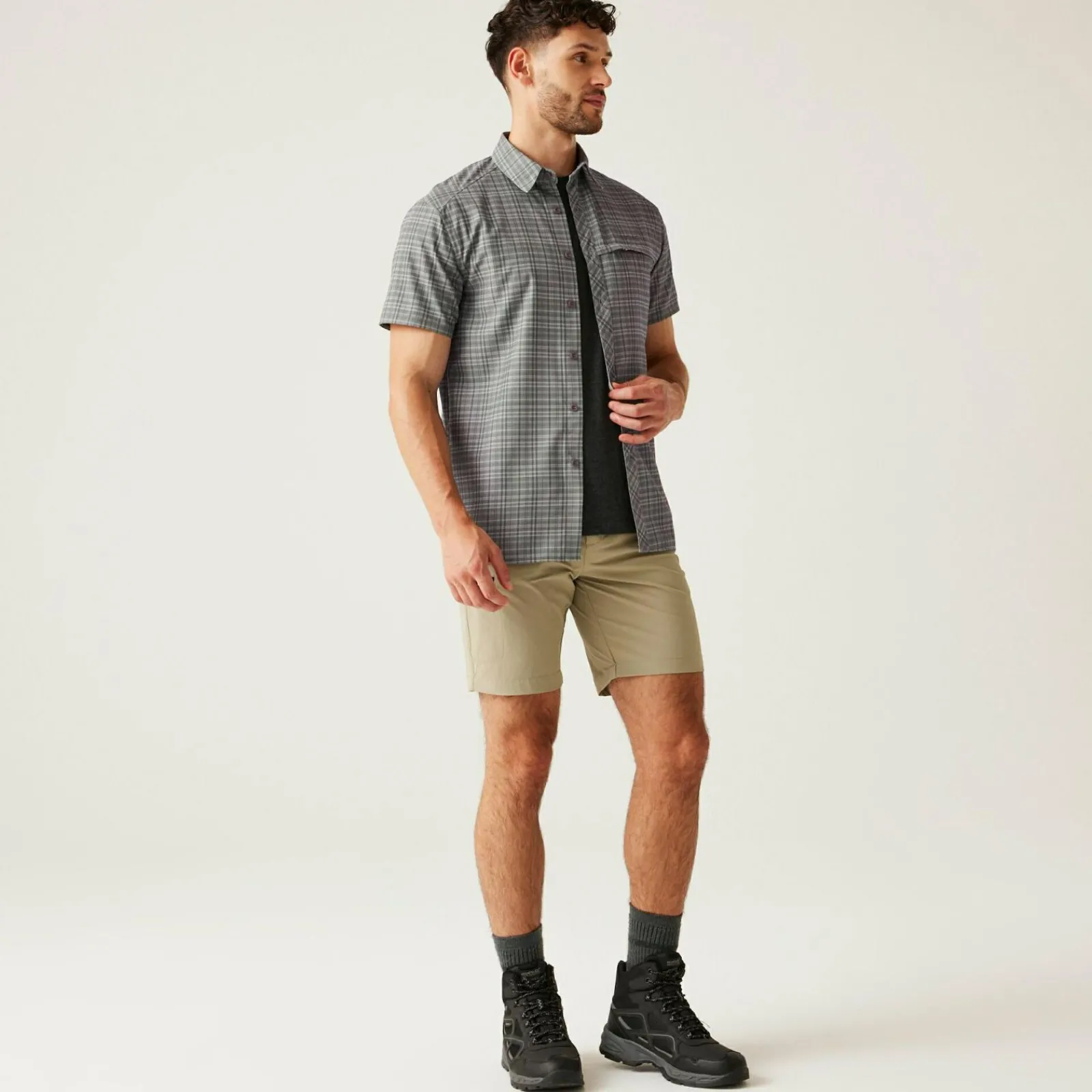 Regatta Chemise manche courte pliable anti-insectes pour homme |<Homme/Femme Chemises