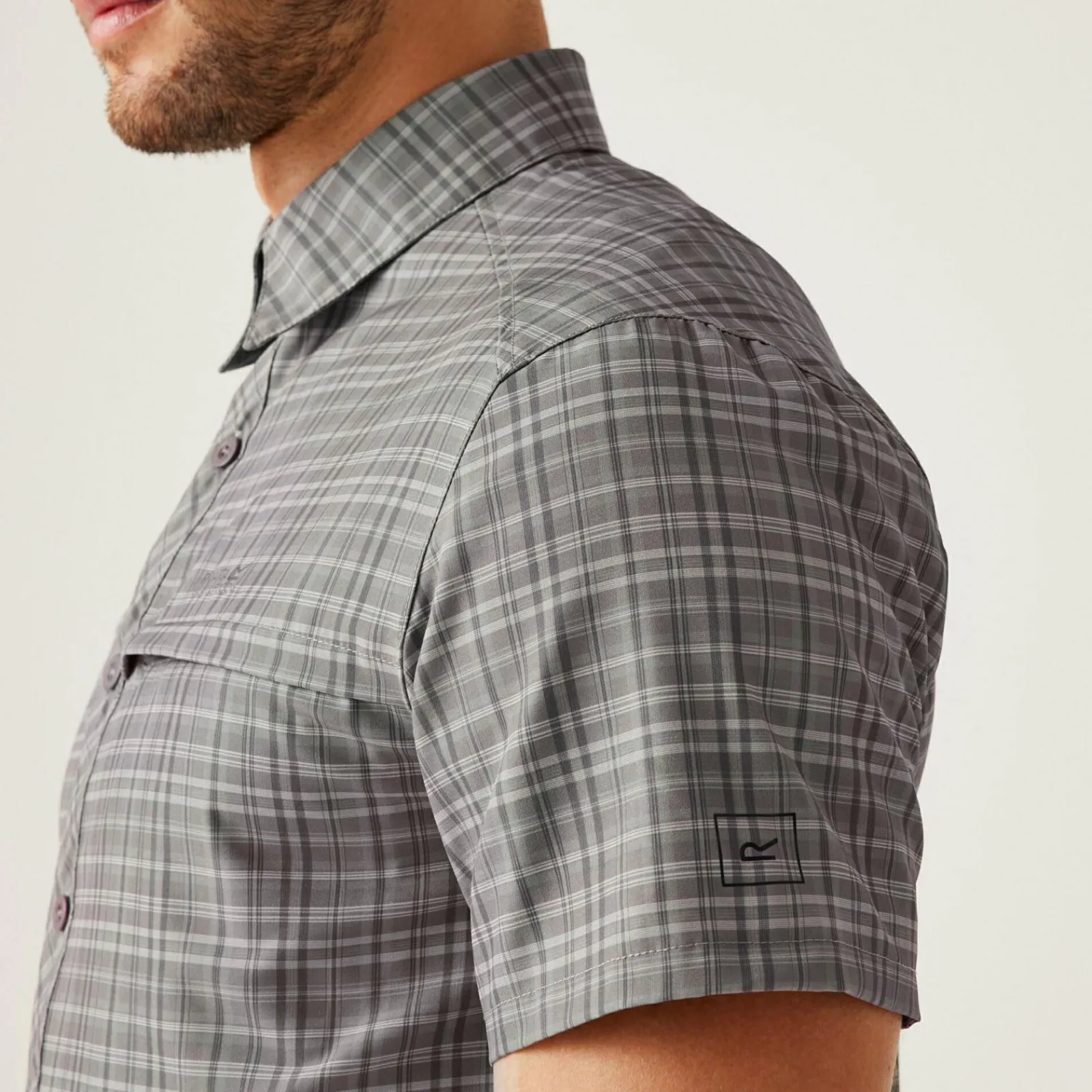 Regatta Chemise manche courte pliable anti-insectes pour homme |<Homme/Femme Chemises