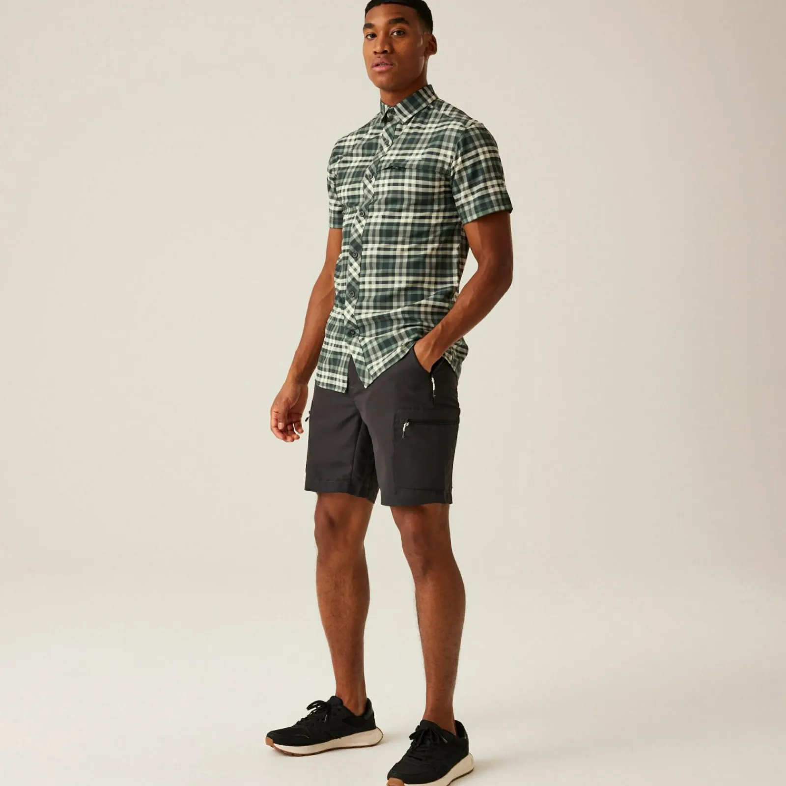 Regatta Chemise manche courte pliable anti-insectes pour homme |<Homme/Femme Chemises