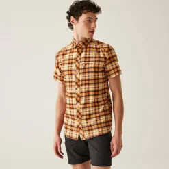 Regatta Chemise manche courte pliable anti-insectes pour homme |<Homme/Femme Chemises