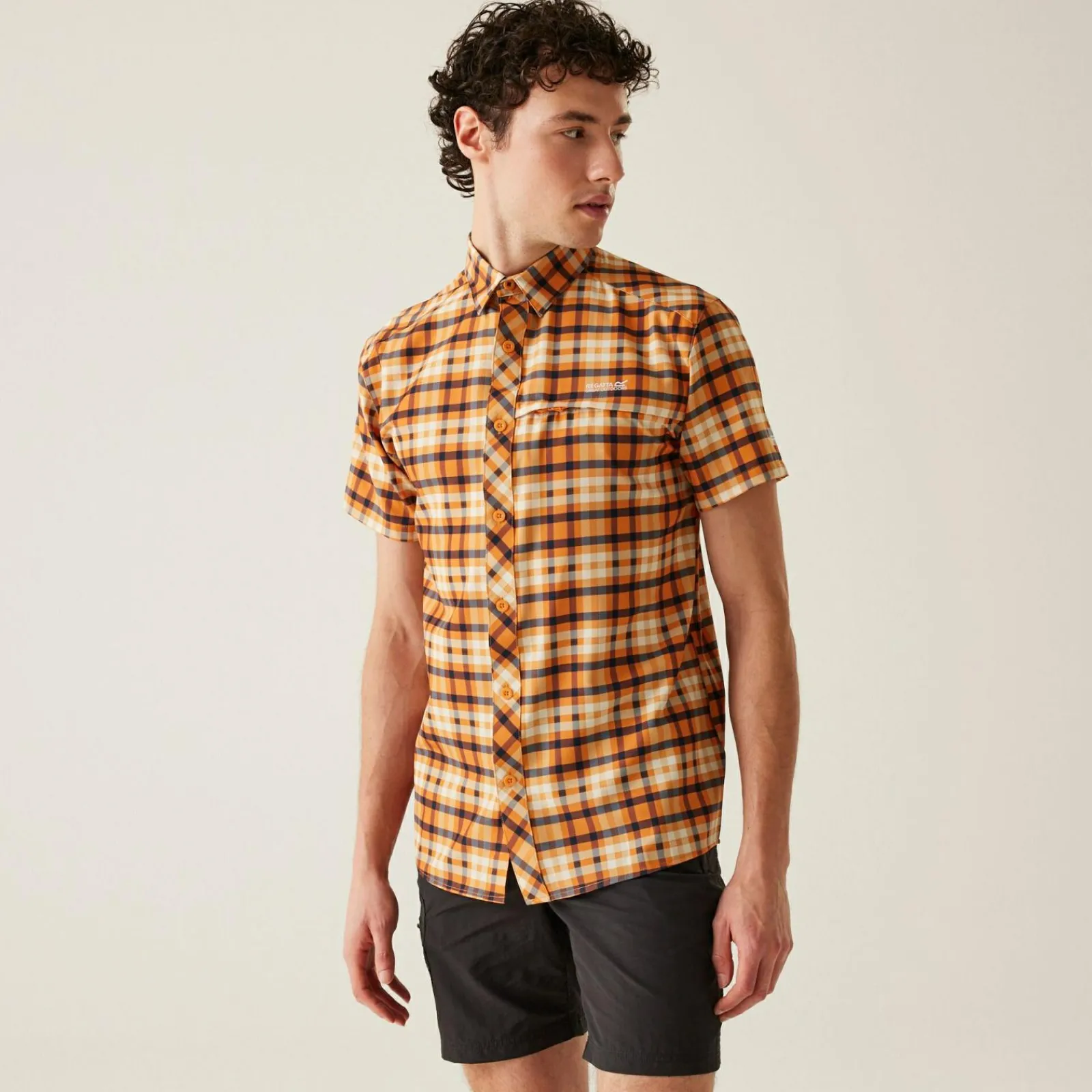 Regatta Chemise manche courte pliable anti-insectes pour homme |<Homme/Femme Chemises