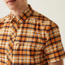 Regatta Chemise manche courte pliable anti-insectes pour homme |<Homme/Femme Chemises