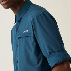 Regatta Chemise manches longues pliable anti-insectes pour homme |<Homme/Femme Chemises
