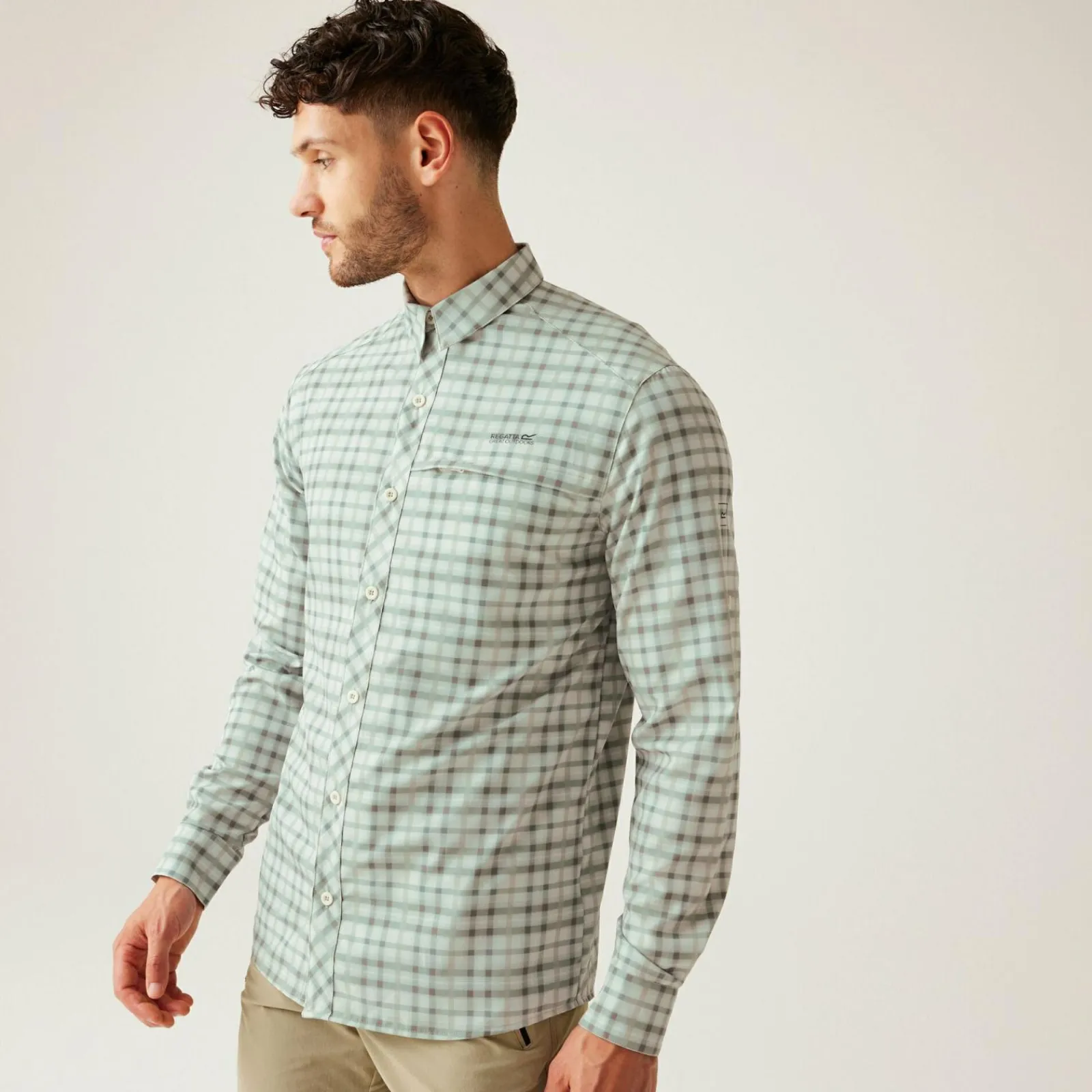 Regatta Chemise manches longues pliable anti-insectes pour homme |<Homme/Femme Chemises