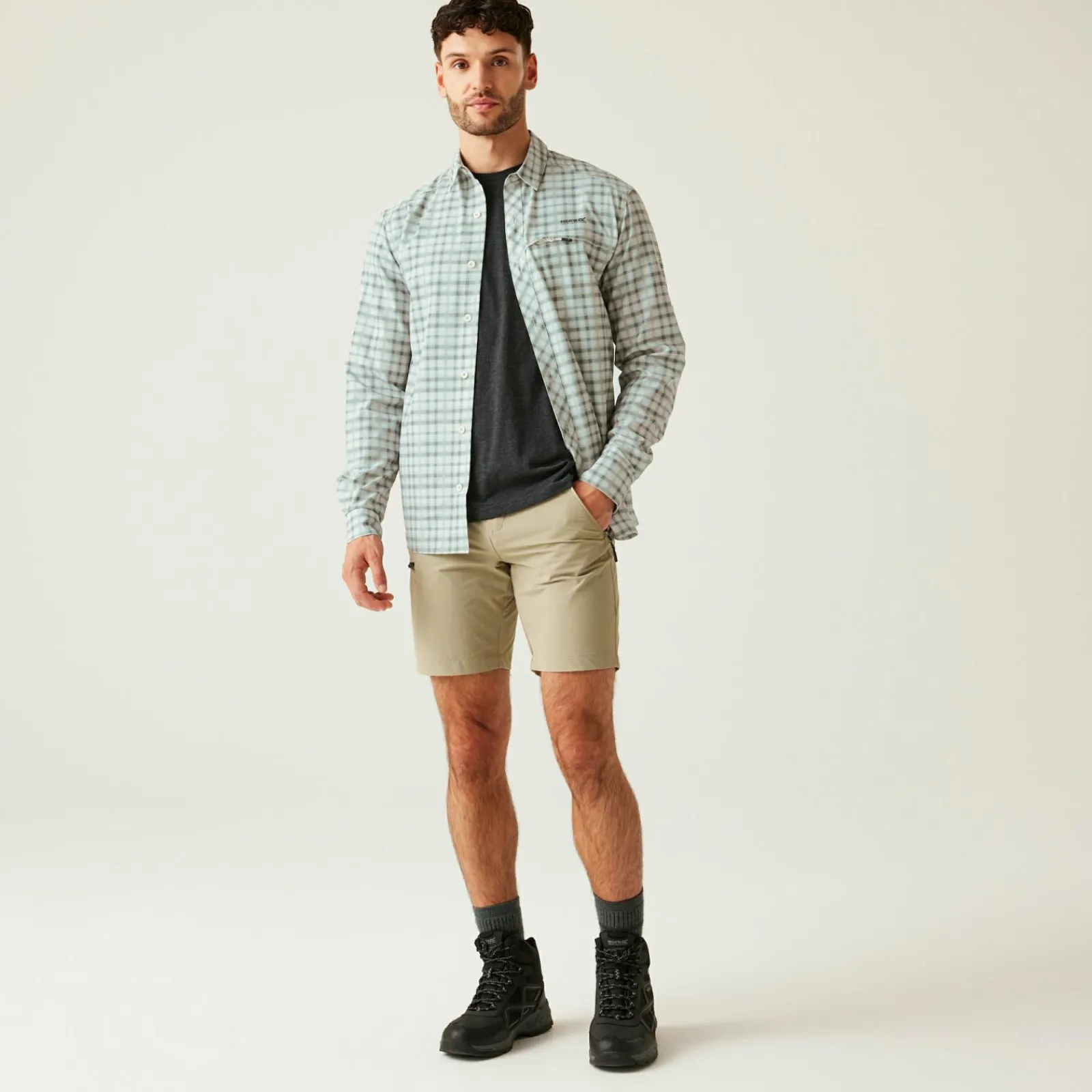 Regatta Chemise manches longues pliable anti-insectes pour homme |<Homme/Femme Chemises