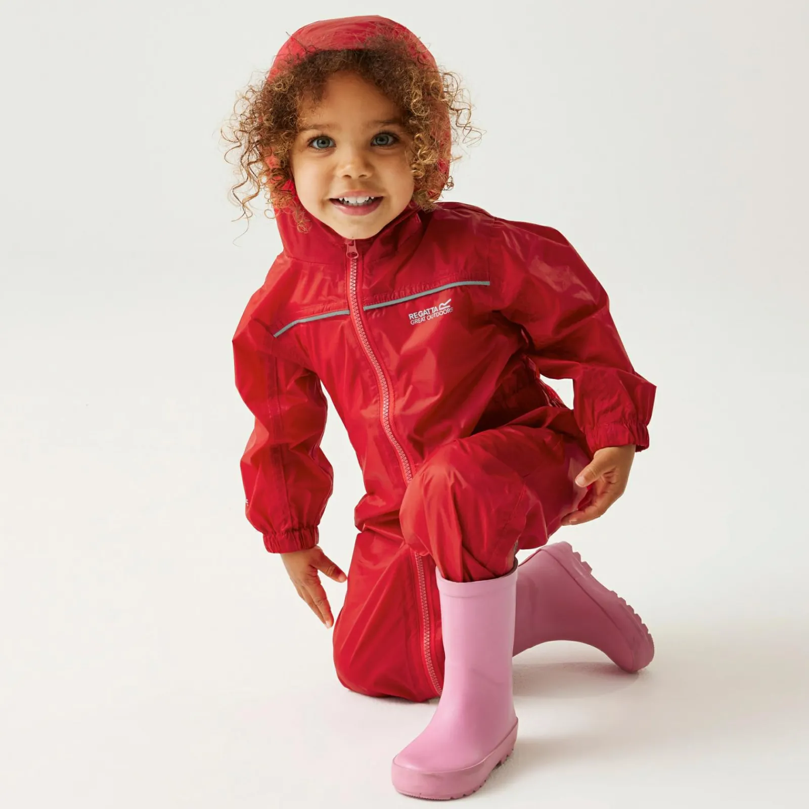Regatta Combinaison d'hiver technique pour bébé imperméable et respirante Puddle IV |<Enfant Vêtements Garçon|Combinaison De Pluie