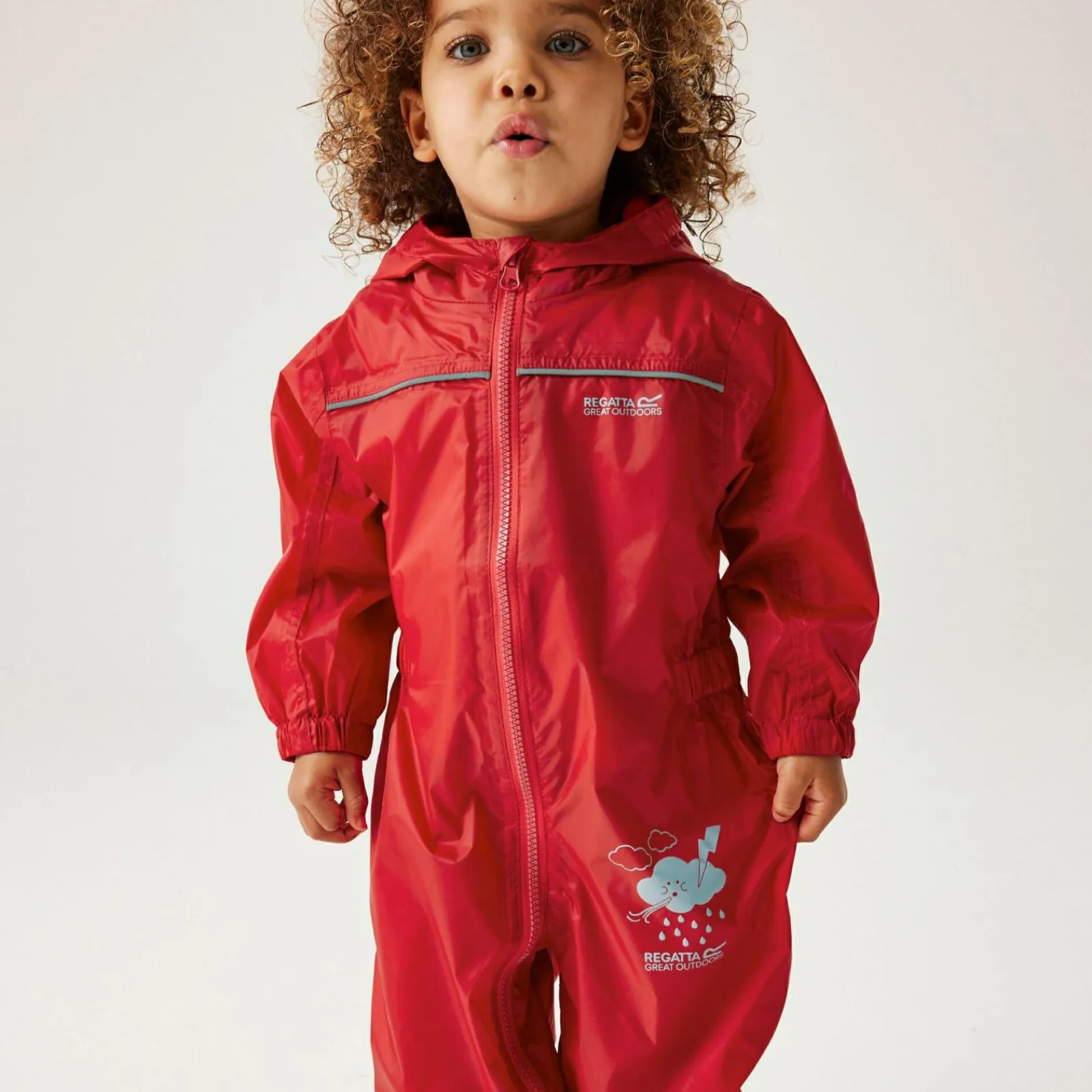 Regatta Combinaison d'hiver technique pour bébé imperméable et respirante Puddle IV |<Enfant Vêtements Garçon|Combinaison De Pluie