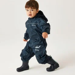 Regatta Combinaison d'hiver technique pour bébé imperméable et respirante Puddle IV |<Enfant Vêtements Garçon|Combinaison De Pluie