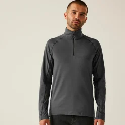 Regatta Couche intermédiaire extensible à demi-zip pour hommes |<Homme Polaires|T-Shirts & Débardeurs