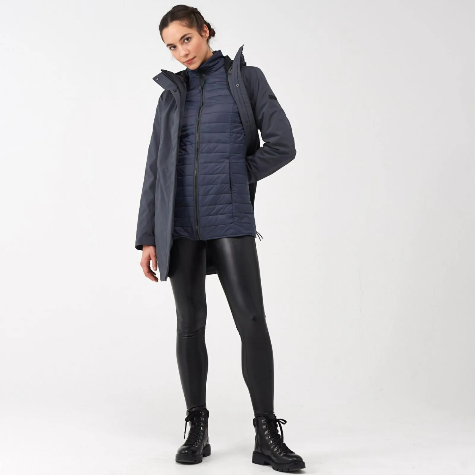 Regatta Denbury IV Femme Veste imperméable 2-en-1 |<Femme Vestes Chaudes|Vestes 3 En 1