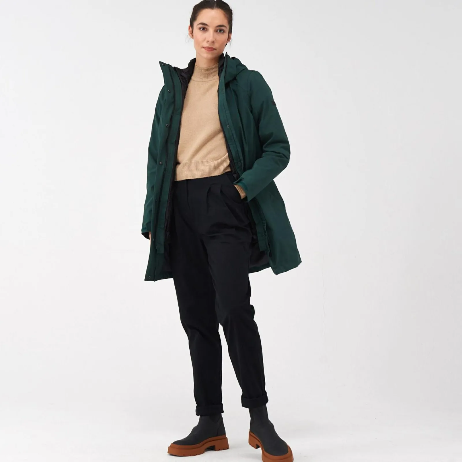 Regatta Denbury IV Femme Veste imperméable 2-en-1 |<Femme Vestes 3 En 1|Vestes Chaudes