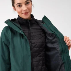Regatta Denbury IV Femme Veste imperméable 2-en-1 |<Femme Vestes 3 En 1|Vestes Chaudes