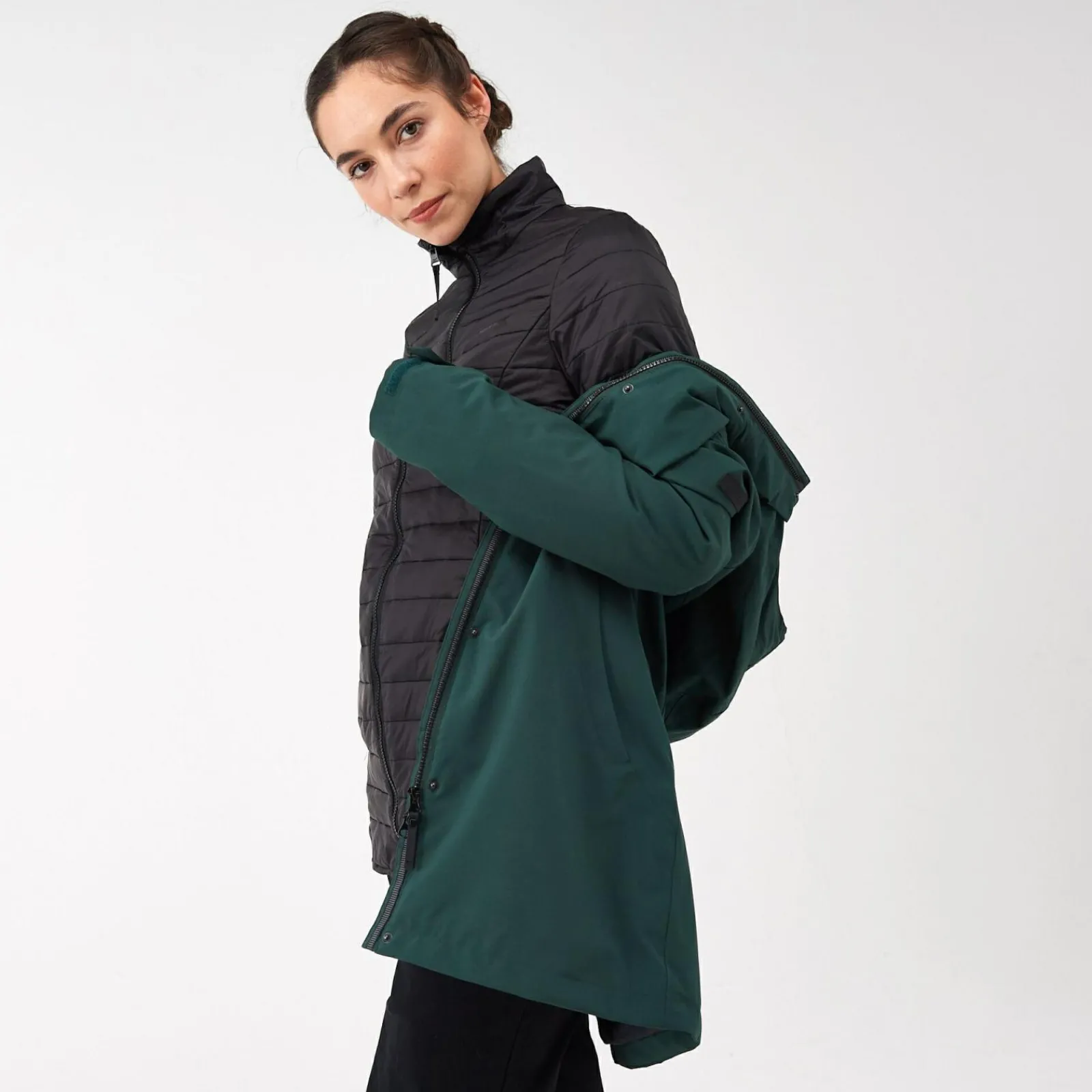 Regatta Denbury IV Femme Veste imperméable 2-en-1 |<Femme Vestes 3 En 1|Vestes Chaudes