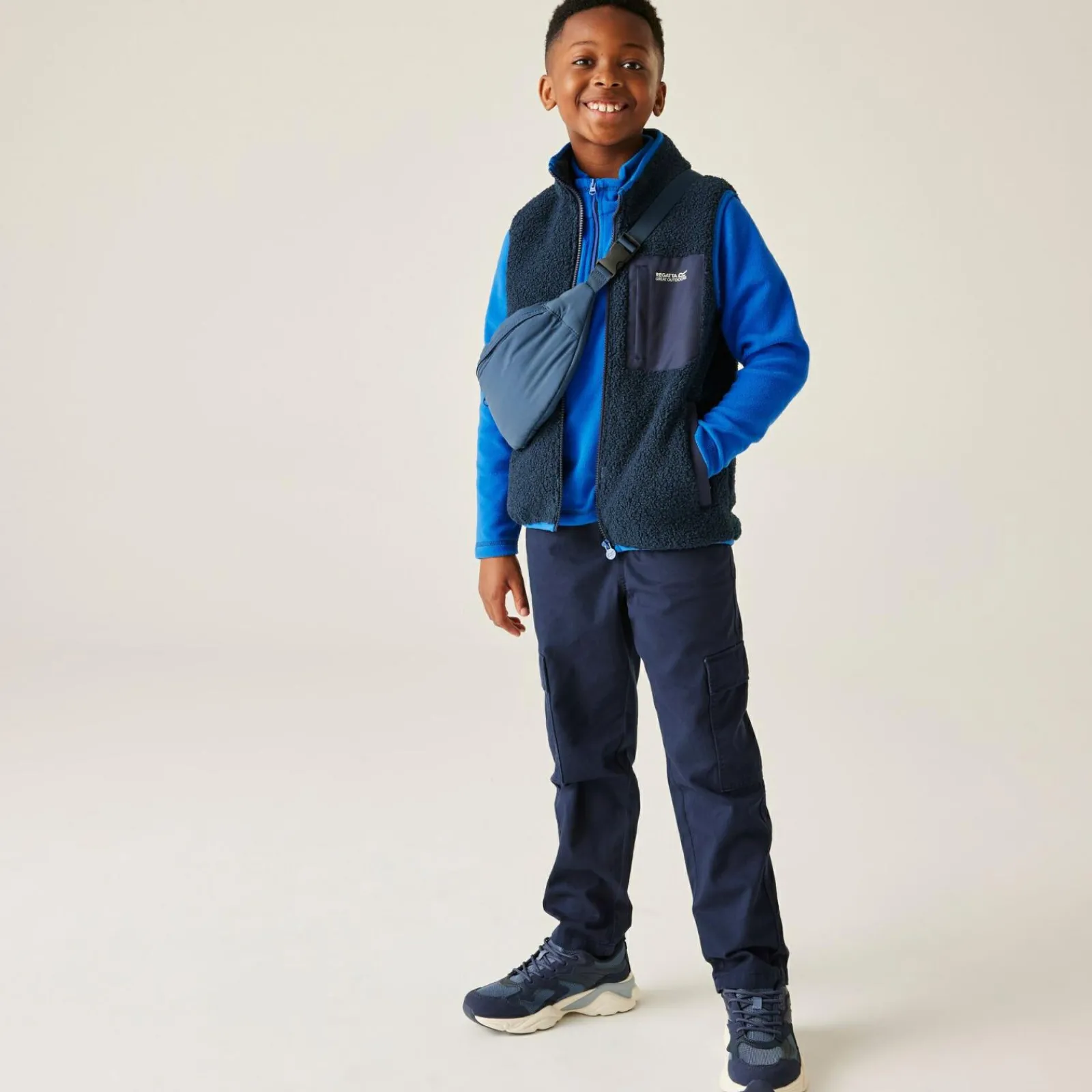 Regatta Doudoune sans manches chaud pour enfant Frankie Junior |<Enfant Polaires Zip Complet