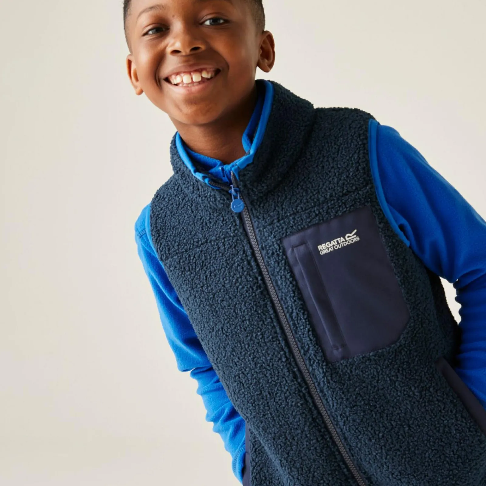 Regatta Doudoune sans manches chaud pour enfant Frankie Junior |<Enfant Polaires Zip Complet