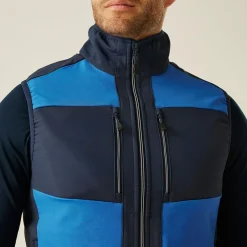 Regatta E-Volve Homme Gilet softshell à capuche 2 épaisseurs |<Homme Vestes Sans Manches|Vestes Sans Manches